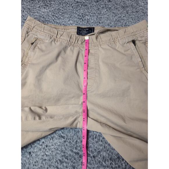 Abercrombie Fitch Pants Men Large Beige Pull On Jogger Casual Skater Normcore - Picture 7 of 10